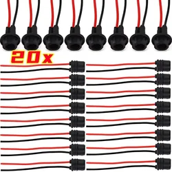 DC12V T10 W5W Gniazdo żarówki samochodowej Przedłużenie podstawy żarówki LED Części zamienne do samochodów