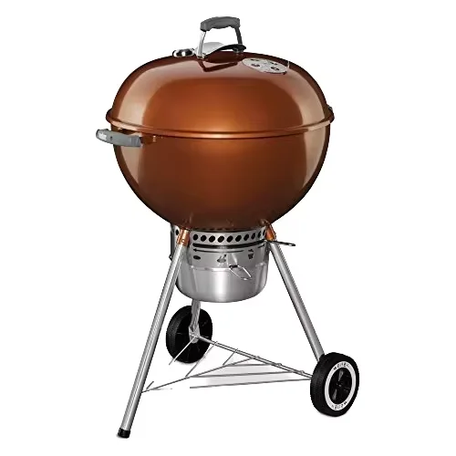 FAVOUR High Quality 22-Inch Porcelain Enamel Camping Charcoal Grills Outdoor Steel Pizza BBQ Kettle with Galvanized