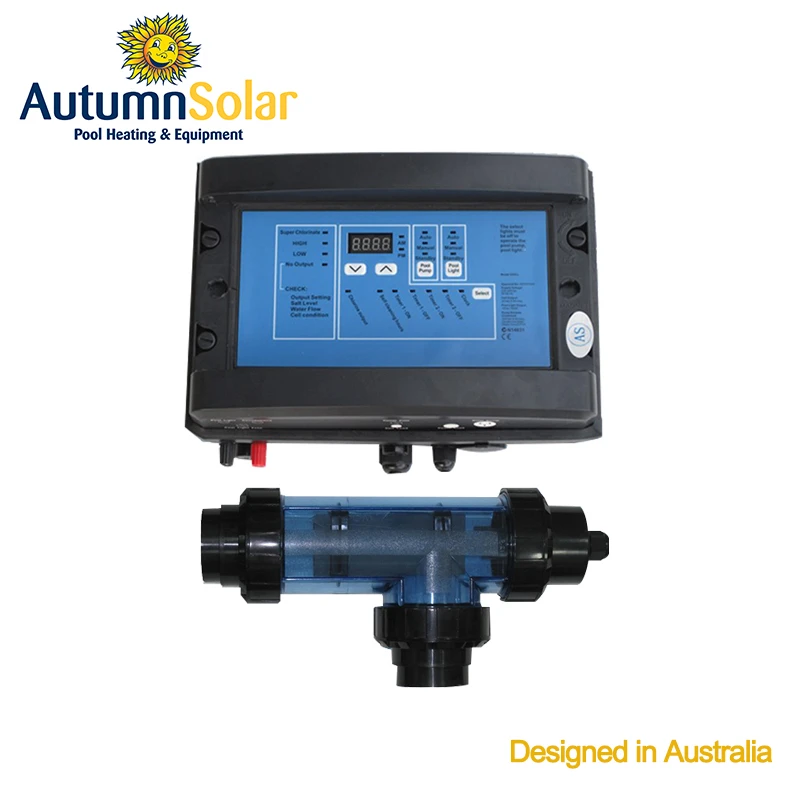 Safe And Respecting The Environment 5 Years Warranty Swimming Pool Saltwater Chlorinator System With Digital Timer