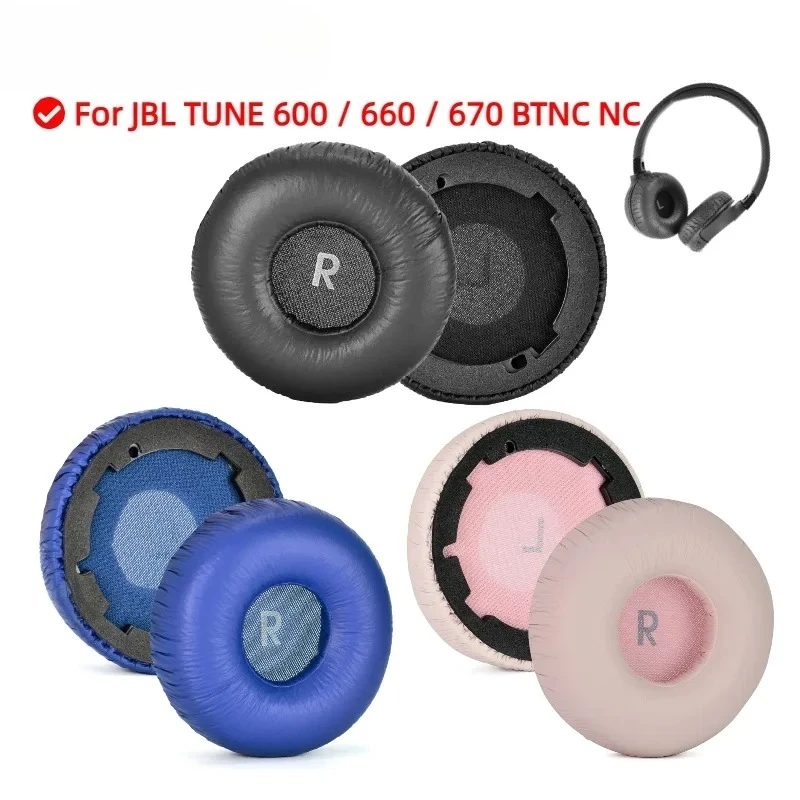 Coussinets d'oreille de remplacement pour JBL TUNE 600 660 670 BTNC en mousse à mémoire de forme de haute qualité avec boucle