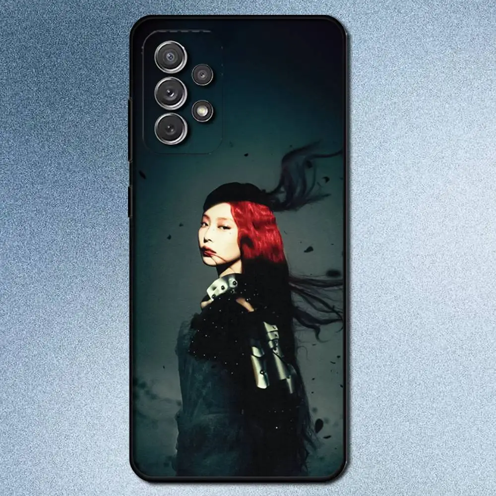 حافظة هاتف Kpop Ruby J-Jennie Kim لهاتف سامسونج S25، S24، S21، S22، S23، S30، Ultra، S20، Plus، Fe، Lite، Note، 10,9,5G غطاء أسود #5