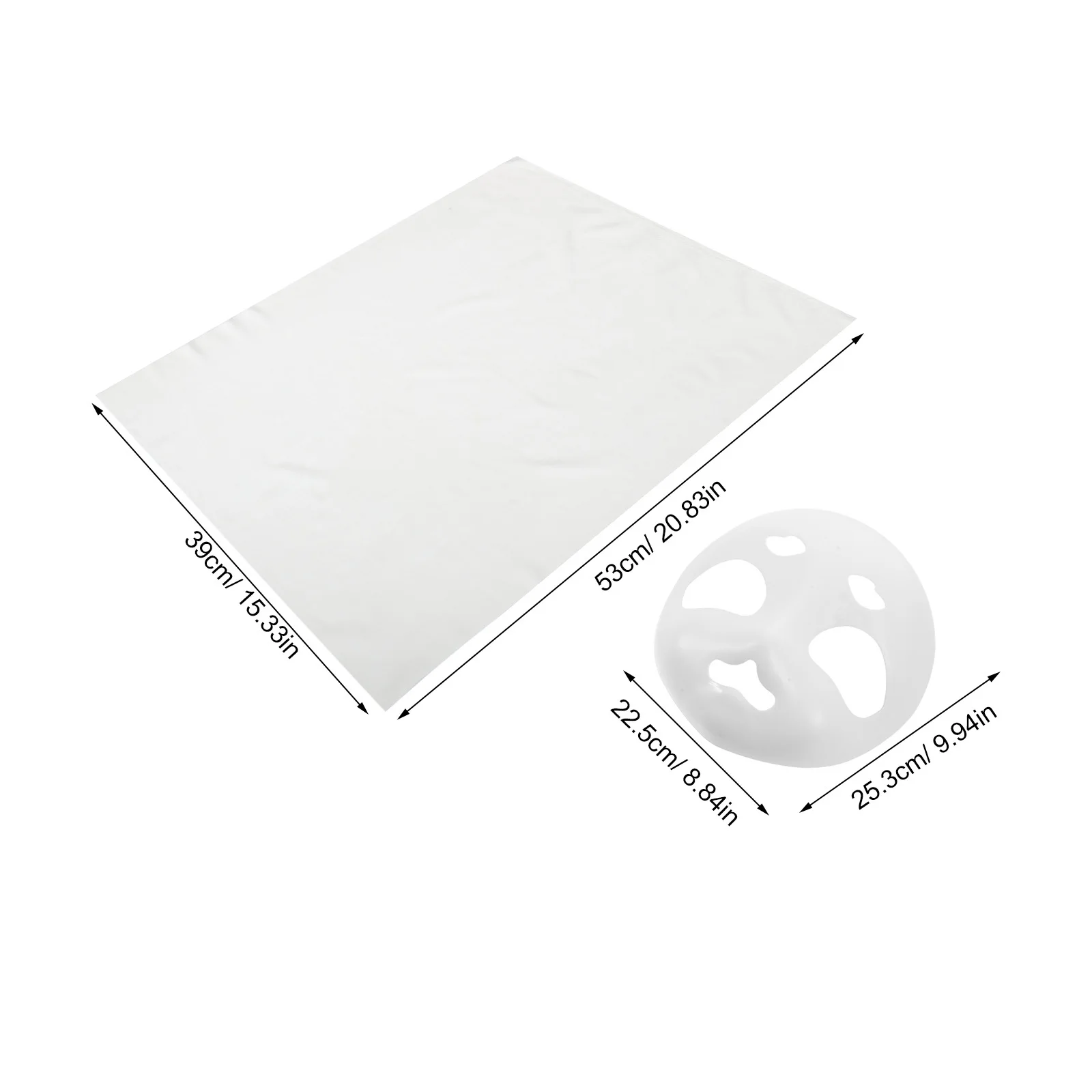 DIY 퍼슈트 헤드 베이스 마스크 3D 프린팅 페인트 가능한 동물 코스프레 해골 마스크 성인 및 어린이용 가벼운 풀 헤드 블랭크 파티용