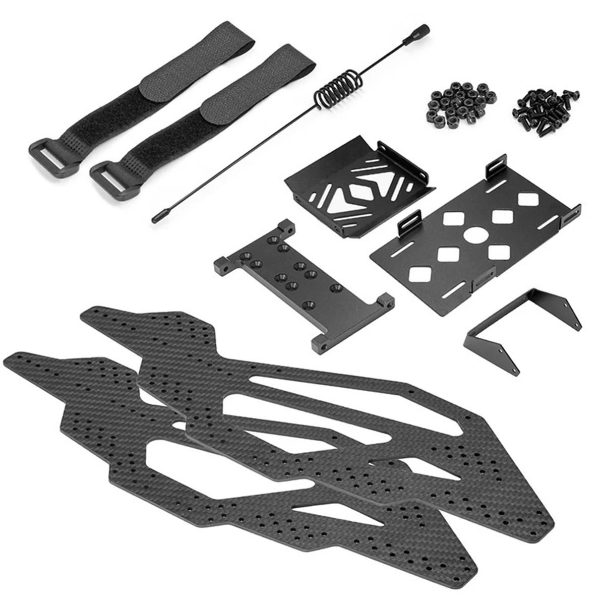 

Y34A 1/10 Model Carbon Fiber Climbing Modified Frame Body Shell for Axial SCX10 Axial Capra1.9 UTB Rc Crawler Truck