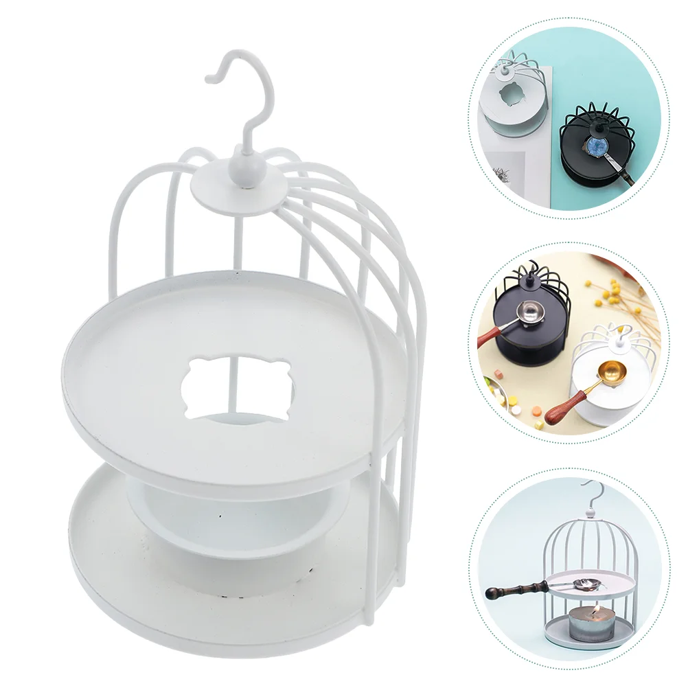 Bird Cage Wax Stove Sealing Furnace Melting Tool Warmer Practical Lacquer for Stamp Birdcage