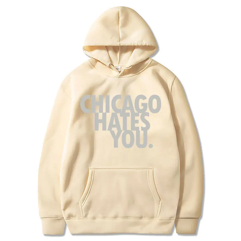 Sweat à capuche Hared Chief Keef Chicago Hates You Same Style pour hommes et femmes, Hip Hop, Sweat-shirt At, Mode décontractée, Sourire, Y-Streetwear