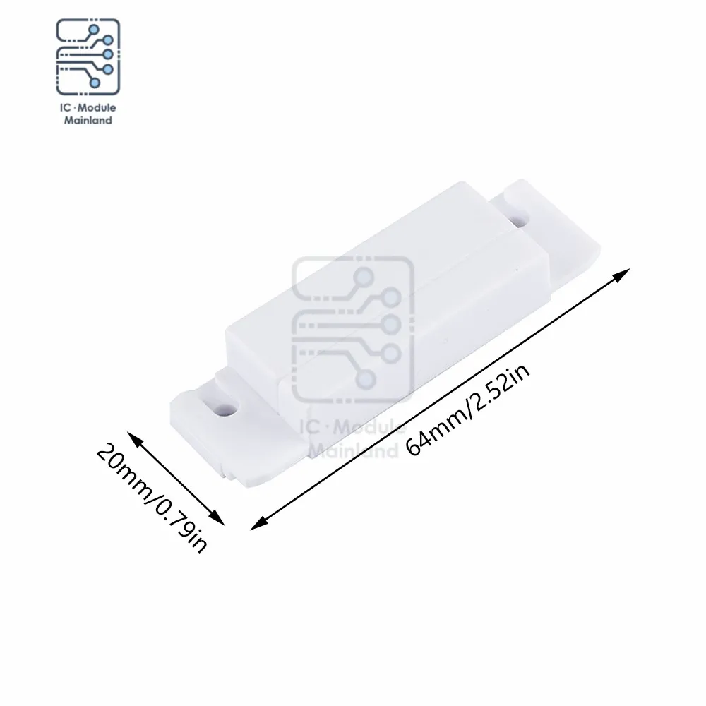 MC-31 Door Magnetic Alarm Door/Window Magnetic Detector Door Magnetic Switch Reed Sensor Contact Sensor Switch