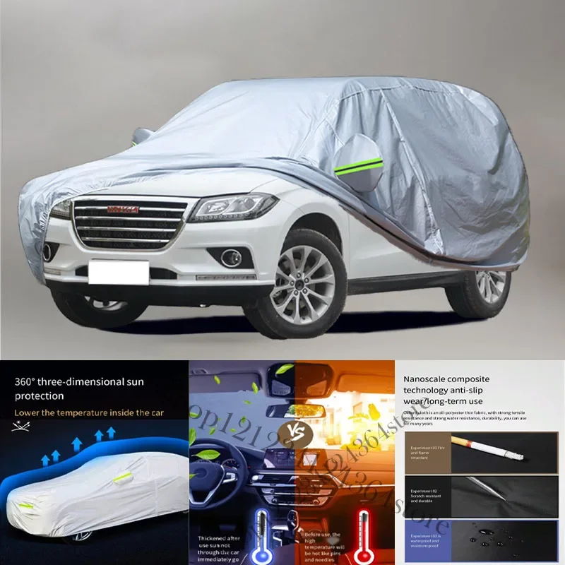 

For Haval H2 Auto Anti snow Anti dust Anti-uv Anti peeling paint And Anti Rainwater 210t car cover Car cover protection