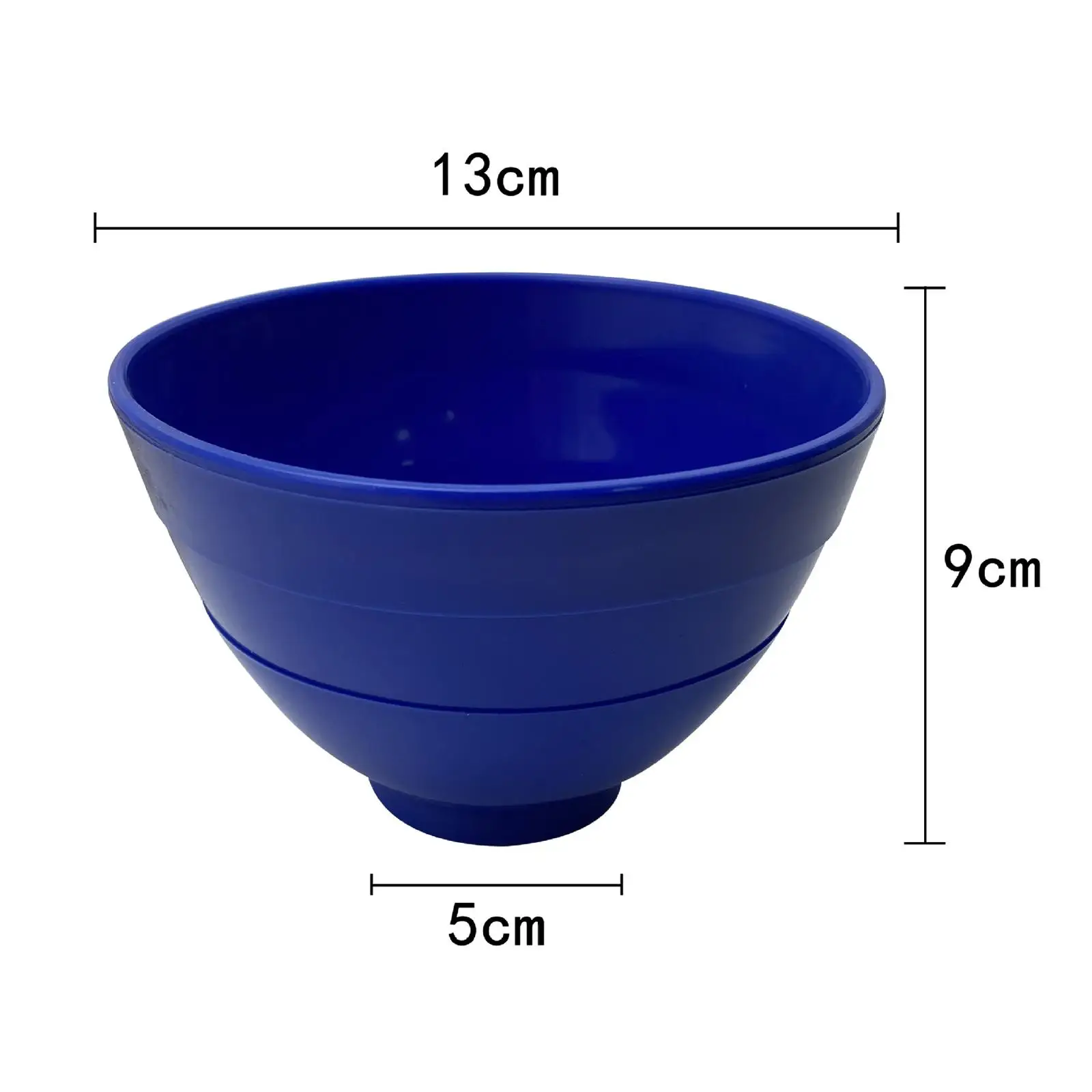 Lab Silicone Mixing Bowl Flexible Reusable for Alginate Plaster Stone Powder Face Mask Mixing Tool Blue