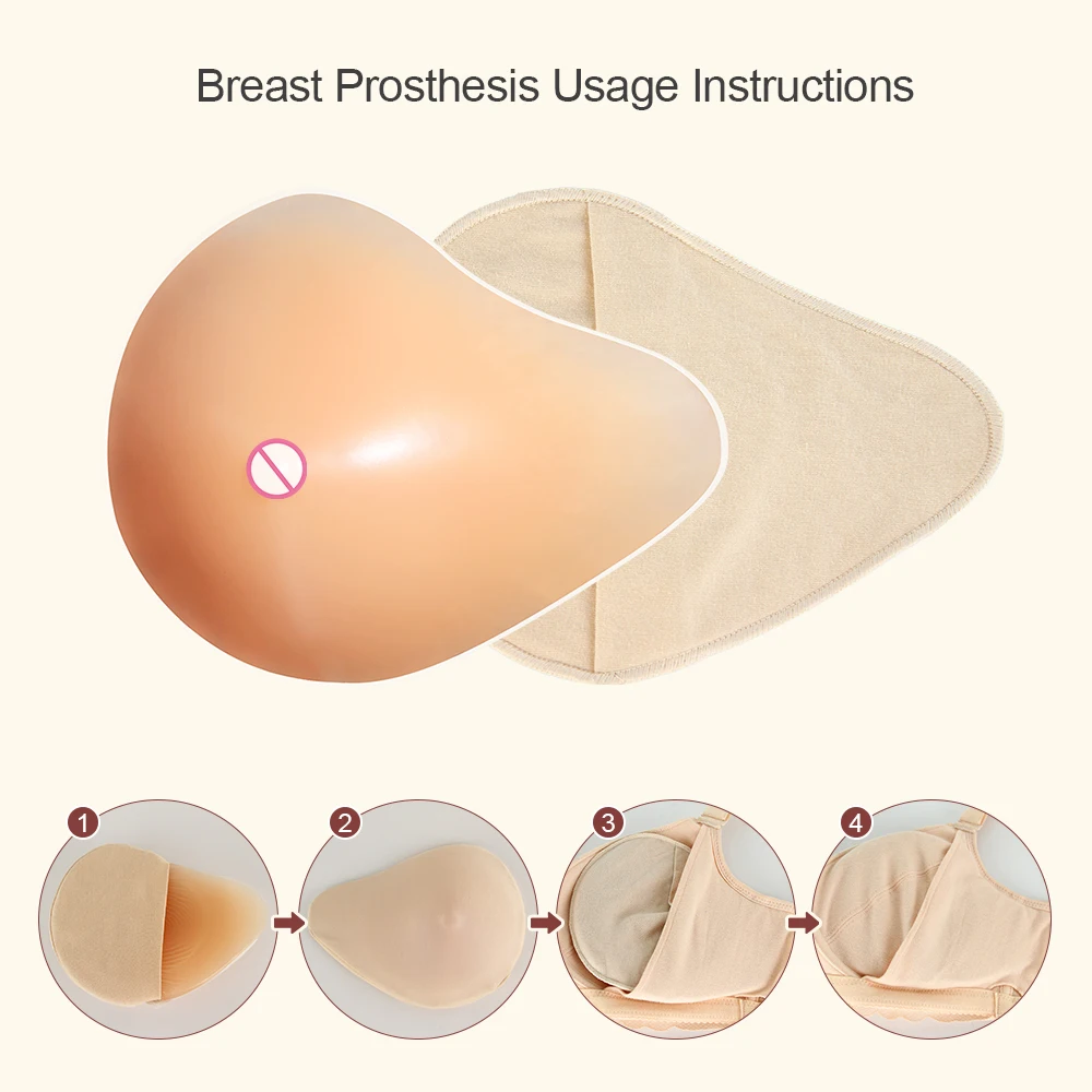 Mastectomy Bra With Fake Breast Form Post-Surgery Silicone Boobs Form Pocket Underwear For Chest Prosthesis Enhancement