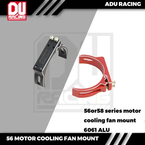 ADU RACING 6061 AL 40mmx40mm 냉각 팬 조정 가능한 마운트 56 58 시리즈 모터 취미 날개 spektrum5687 5690 56113 56118 2028