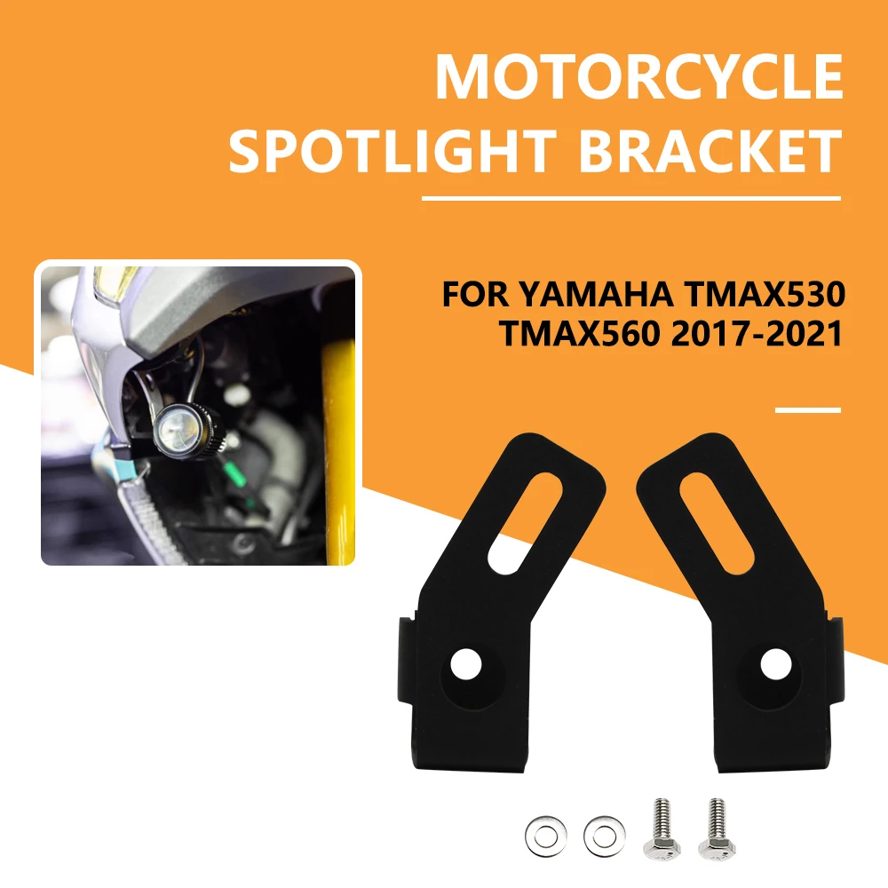 

Motorcycle For TMAX530 TMAX560 Tmax 530/560 Fog Lamp Spotlight Bracket 2017 2018 2019 2020 2021 Chassis & Decorative Frame