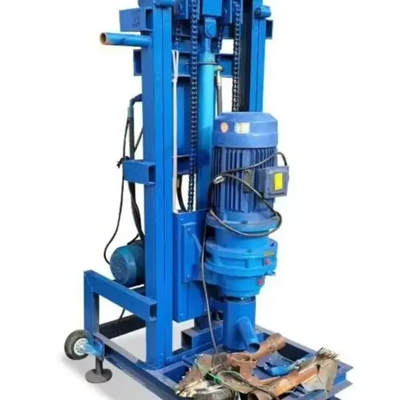 

Customized Portable Household Hydraulic Water Well Drilling Rig 100m Light-duty Electric Drilling Rig