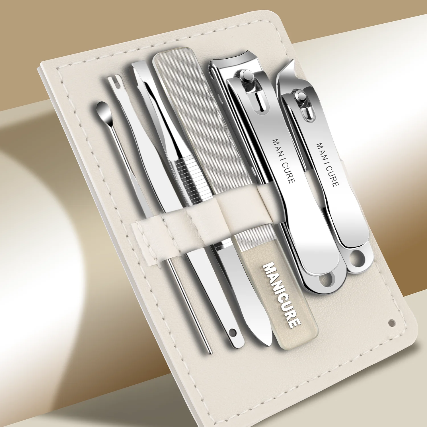 

5/6 stainless steel nail clipper set, imported home original easy to carry nail clippers, men's nail clippers earpick tool