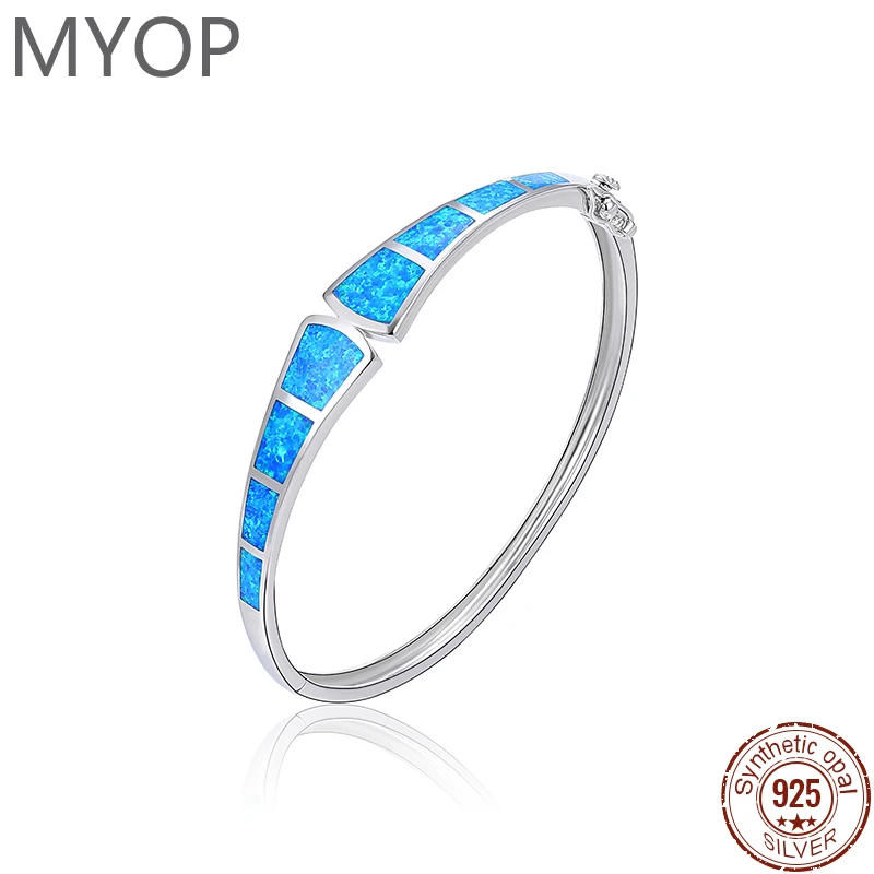 XYOP Evening Neutral Fashion Jewelry 925 Silver Gift,Scalloped OPAL Bracelet