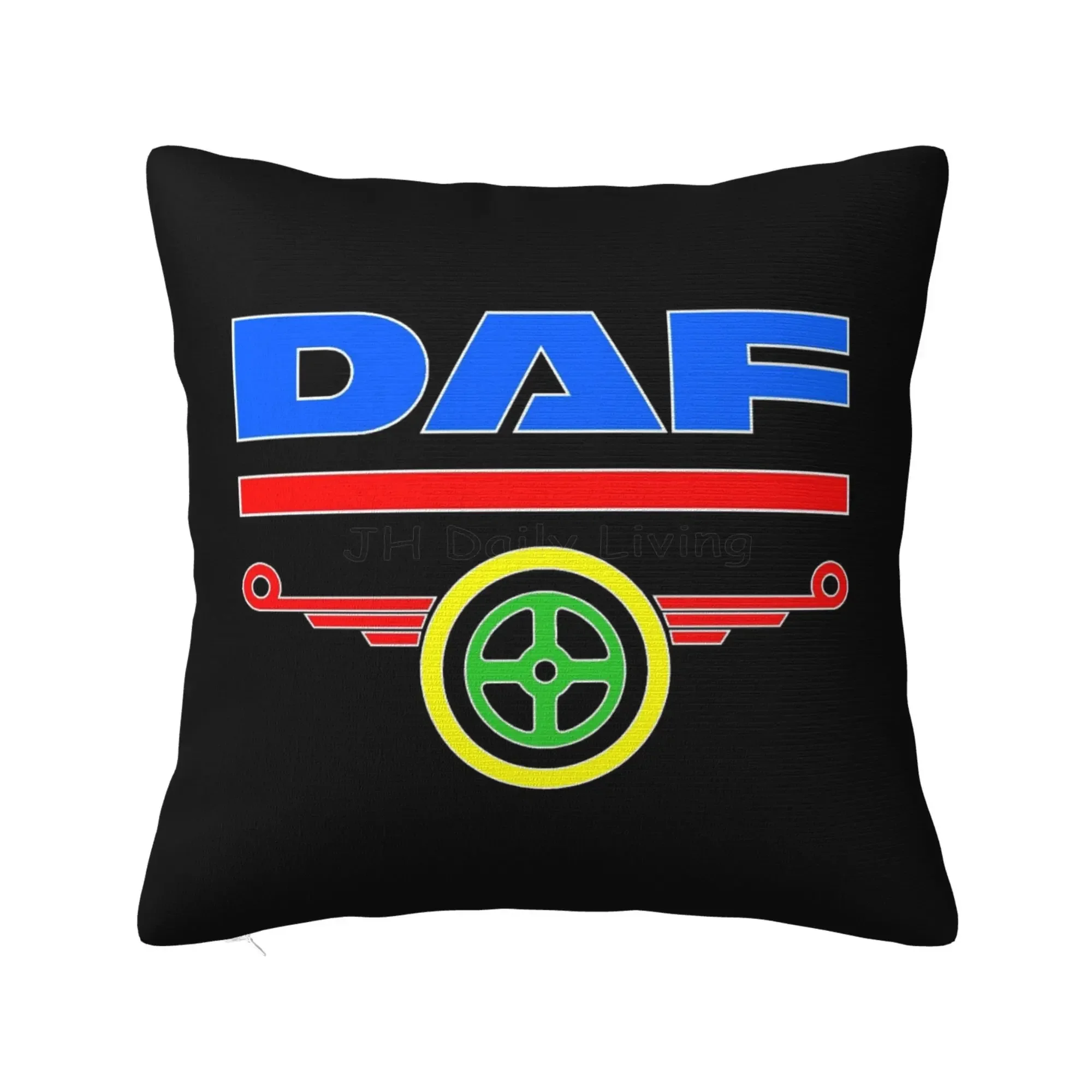 DAF Truck Cushion Cover Two Side 3D Print Throw Pillow Case for Living Room Home Bed Sofa Car Pillowcase Decoration 18x18 Inch