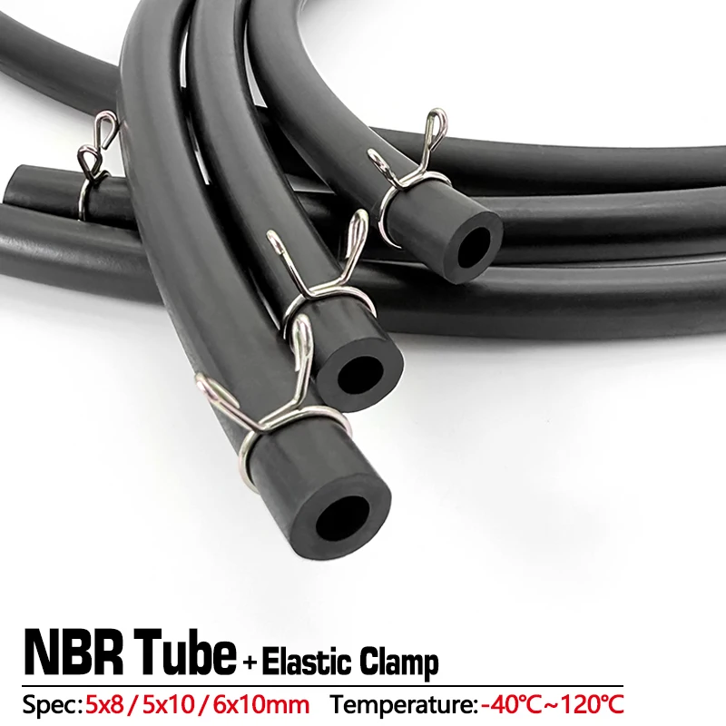 Gas Oil Fuel Hose 5mmx8mm 50cm/1M/3M Durable Universal Petrol Pipe for Motorcycle Dirt Bike ATV Accessory