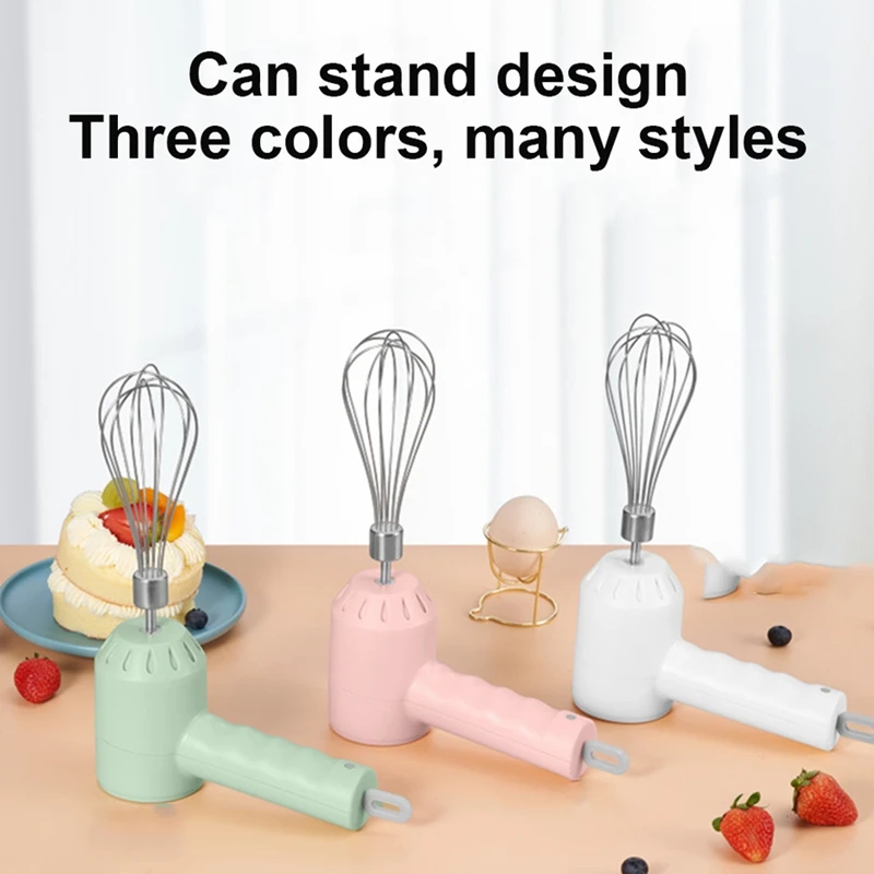 Wireless Food Mixer 3 Speed Handheld Electric Egg Beater Garlic Baking Mixer Multifunctional Food Processor