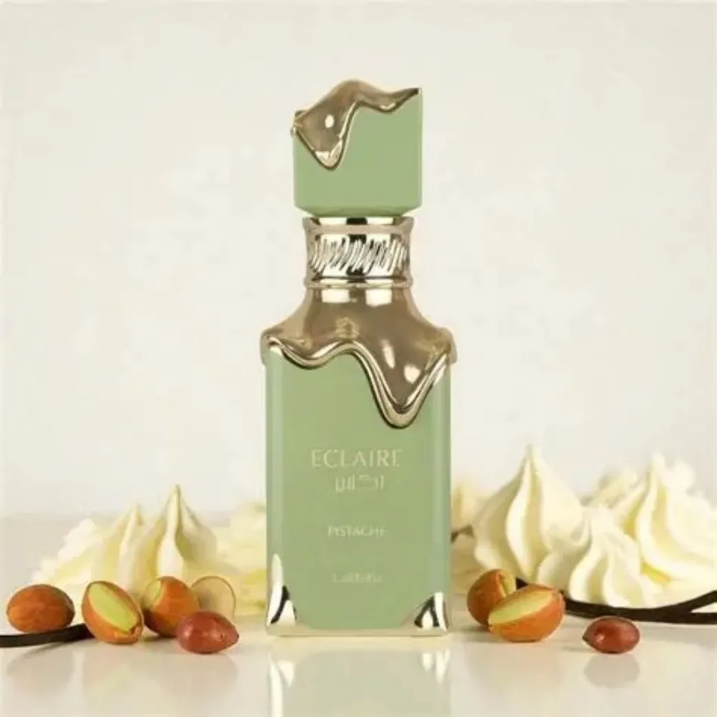 Lattafa Eclaire Eau de Parfum, Botellas Únicas, Perfumes de Pistache/Banoffi, Fragancias Unisex