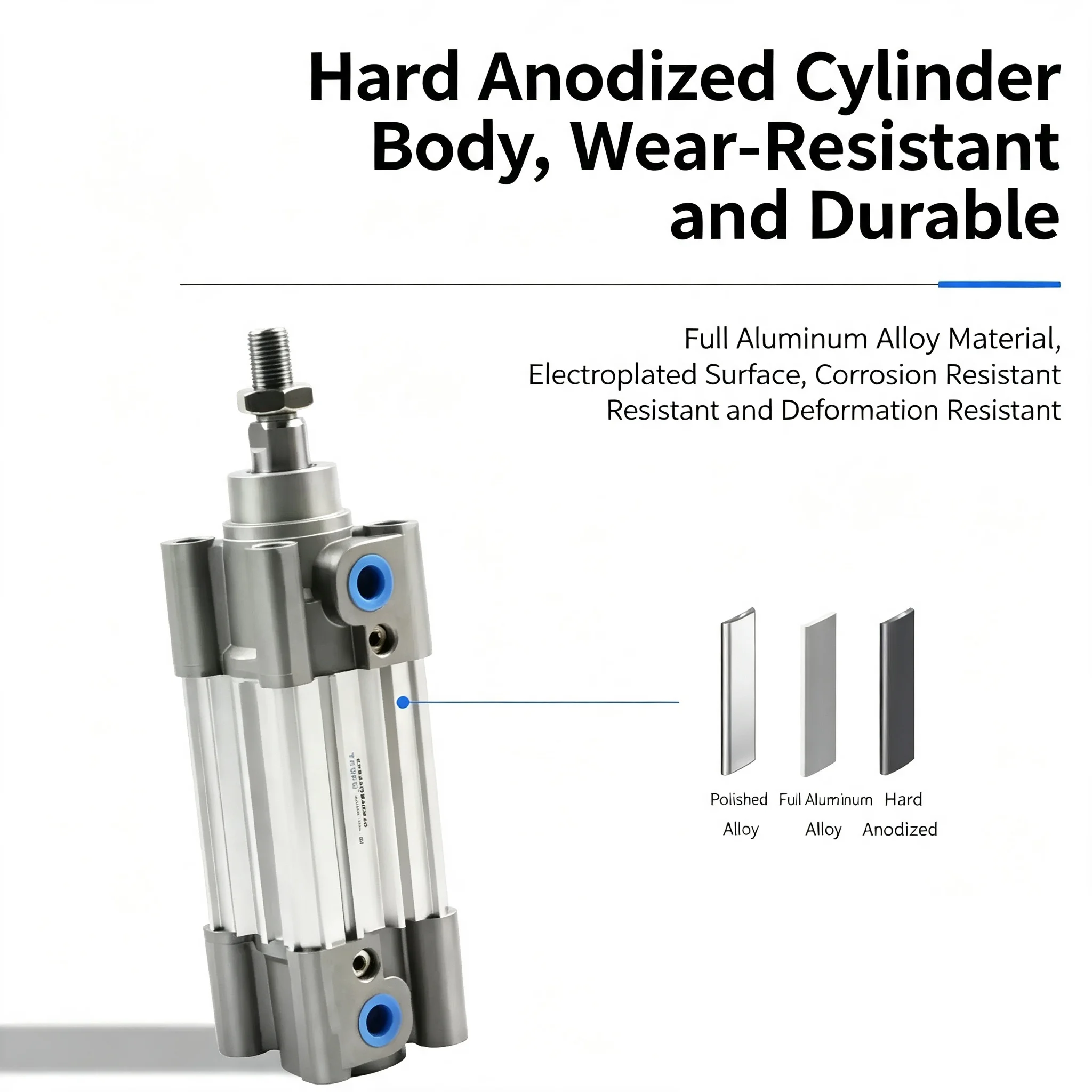 CP96SDB Series  Standard Pneumatic Cylinder Bore 32mm/40mm/50mm/63mm/80mm/100mm, Stroke 25-350mm Air Piston Double Acting