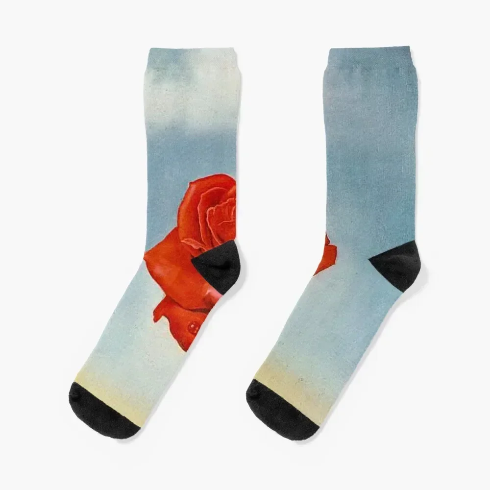 

Meditative Rose by Salvador Dali Socks funny sock anti-slip sports and leisure sport Socks Men's Women's