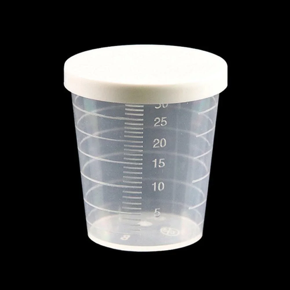 For Kitchen Measuring Scales Measuring Cups Measuring Cup DIY Cake Making Baking Tools 100ML 10pcs With Graduated With Lid