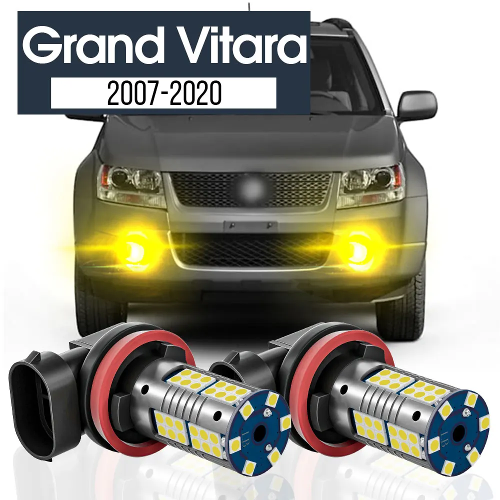 

2pcs LED Fog Light Lamp Blub Canbus Accessories For Suzuki Grand Vitara 2007-2020 2010 2011 2012 2013 2014 2015 2016 2017 2018