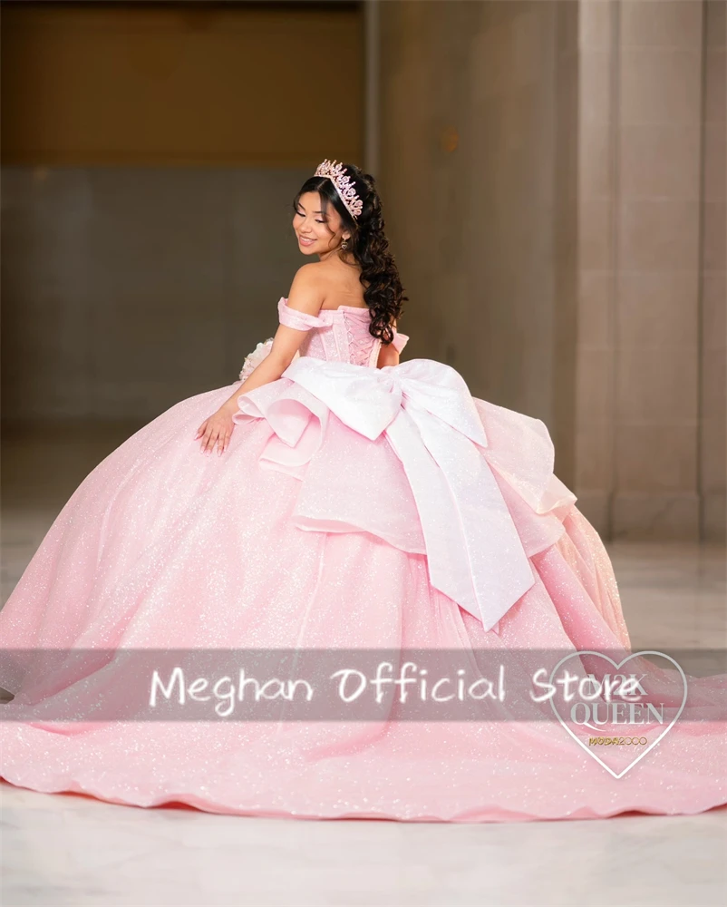 Abito Quinceanera più venduto per abiti da festa di compleanno con volant e fiocco per giovani Abiti da 15 Anos personalizzati Plus