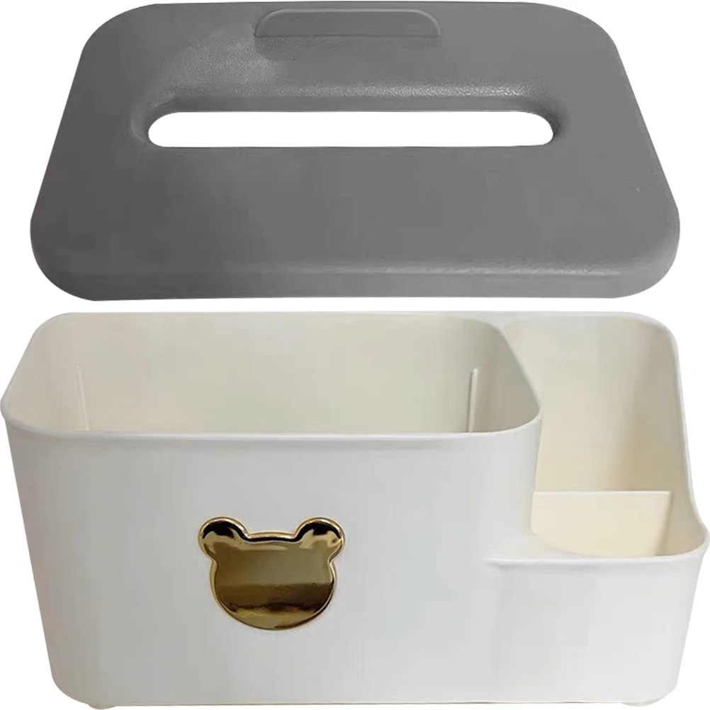 

Tissue Box Lightweight Storage Desktop Organizer Modern PP Design Bedroom Living Room Bathroom Napkin Dispenser Square