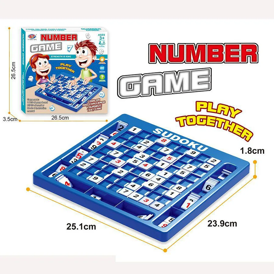 Tabletop Game Jiugongge Sudoku Game Chess Children'S Development Logical Thinking Reasoning Training Parent-Child Board Game