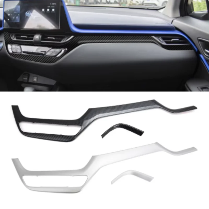 

For Toyota C-HR CHR 2017-2022 LHD Car Dashboard Decoration Cover Interior Central Control Trim Styling Panel Sticker Accessories