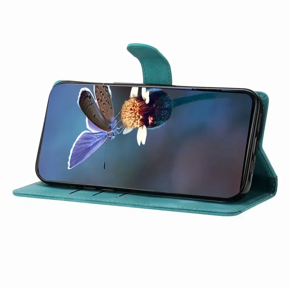 Lovely Cherry Butterfly Case For Samsung Galaxy S10 S9 S8 Plus S7 S6 Edge S5 S4 S3 Wallet Card Slots Phone Protect Cover #OGA