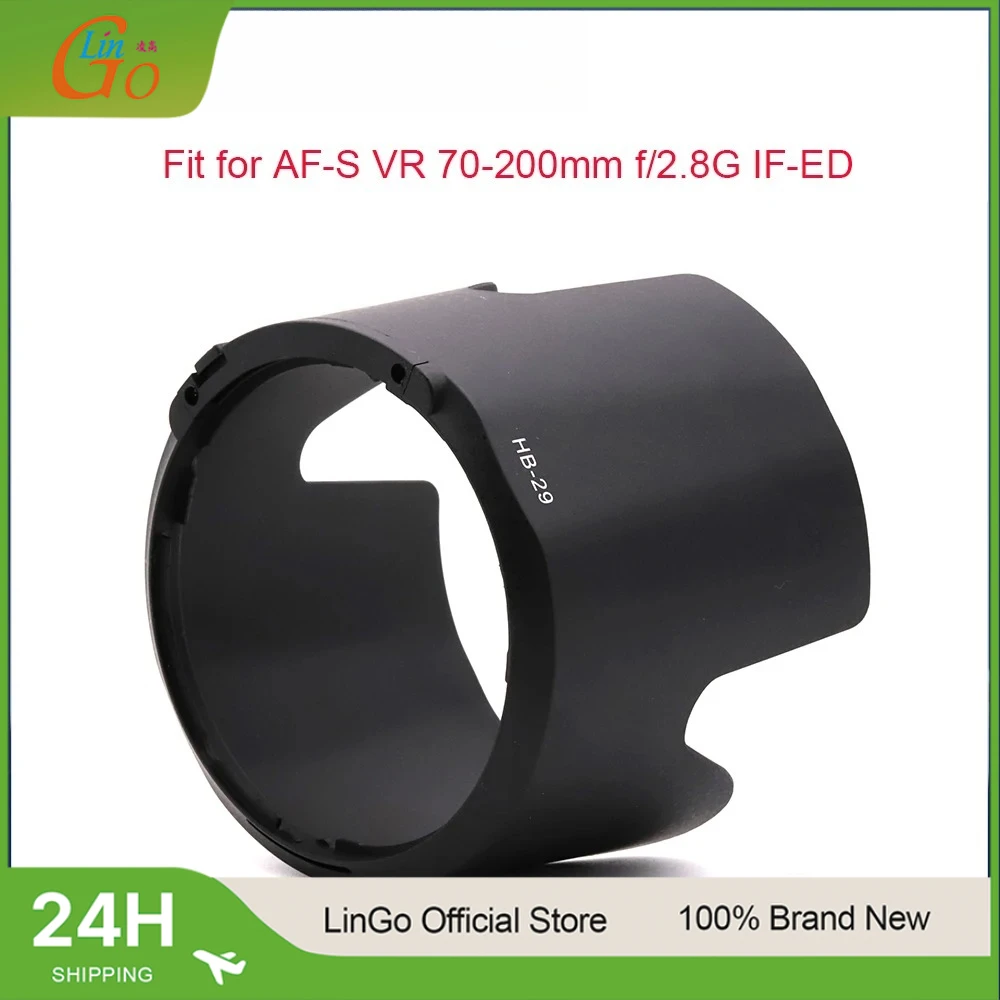 LinGo HB-29 Bayonet Lens Hood For NIKON AF-S VR 70-200mm f/2.8G IF-ED DSLR Camera Lens Replacement