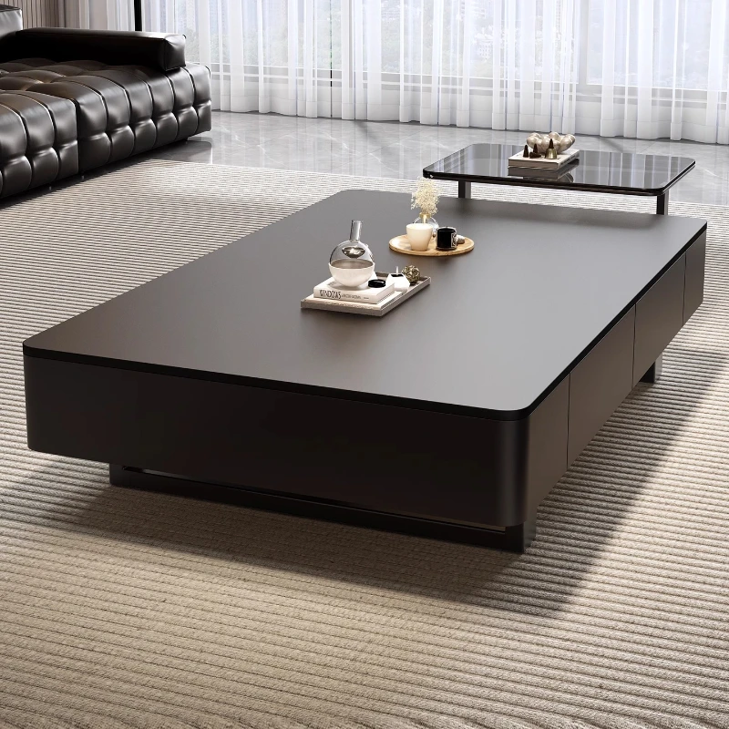 

Extendable Gold Coffee Table Storage Drawer Smart Design Coffee Table Minimalist Luxury Mesa De Centro Furniture Living Room