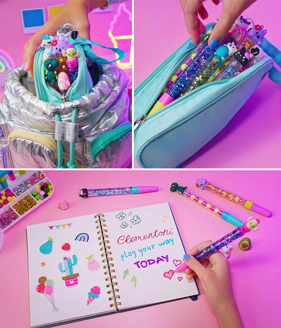 

DIY Handmade Pen Material Kit, Children's Creative Stationery Set, Children's Handmade Toys, Popular Gift for Birthdays and Holidays