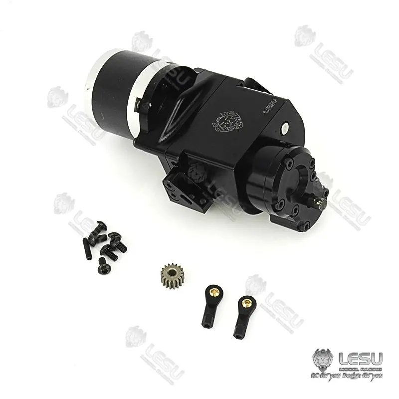 

LESU High Torque Gear Box F5017 Transmission 2Grade Rear Drive For Radio Control 1/14 Tractor Truck TAMIYAYA Model Parts TH02235