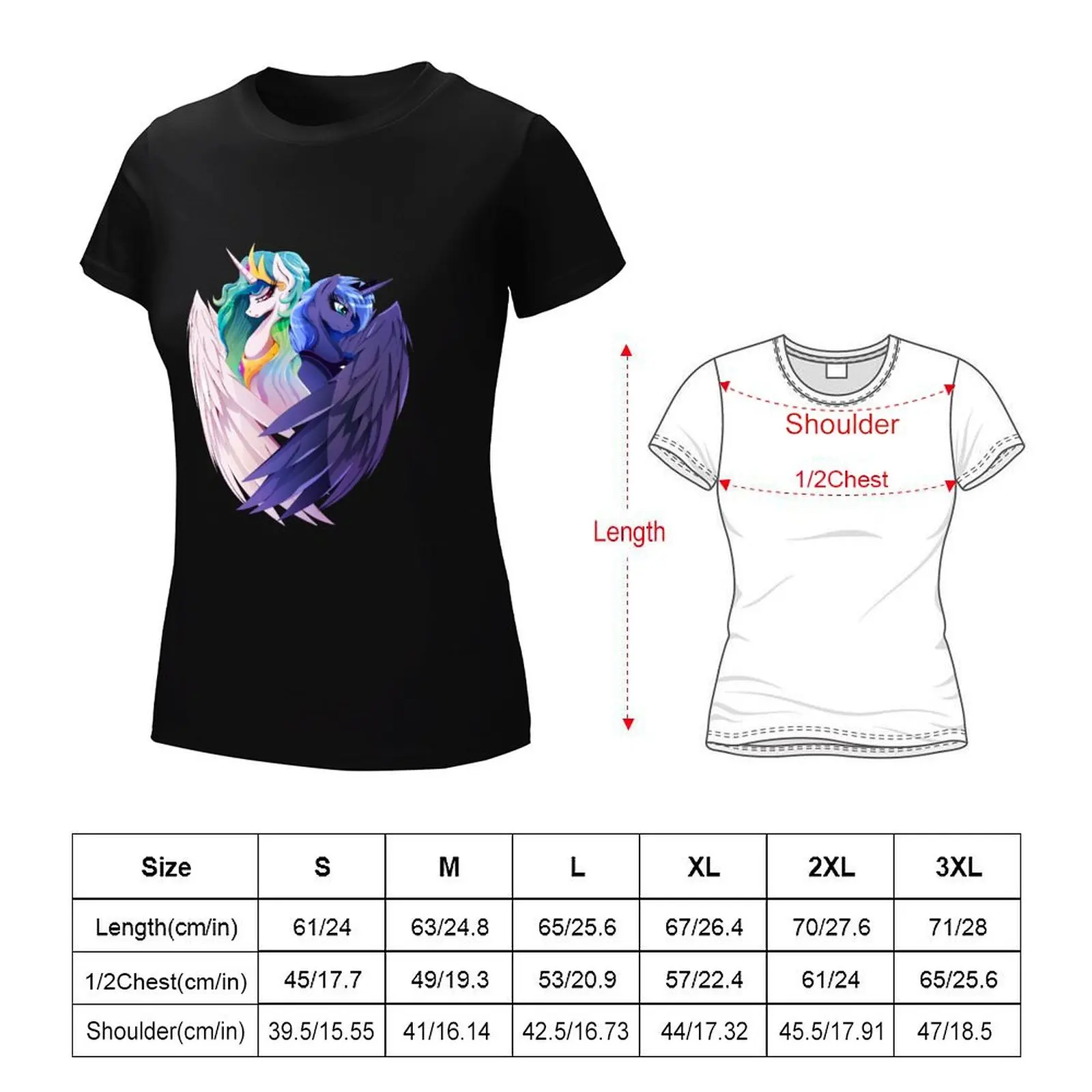 Sisters of Canterlot T-Shirt Short sleeve tee hippie clothes cute clothes workout shirts for Women