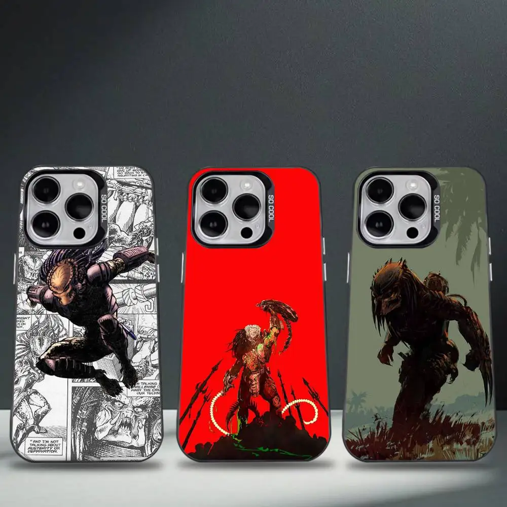 

The P-Predator Cool For iPhone 11,12,13,14,15,16,17,Pro,Max,Plus,E,Air,Mini Phone Case IMD Matte Black