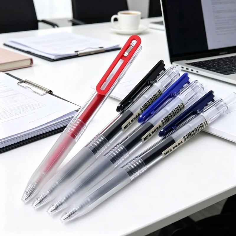 Długopisy żelowe MUJI z wysuwa – Muji Stationery Gel Pen recenzja i cena