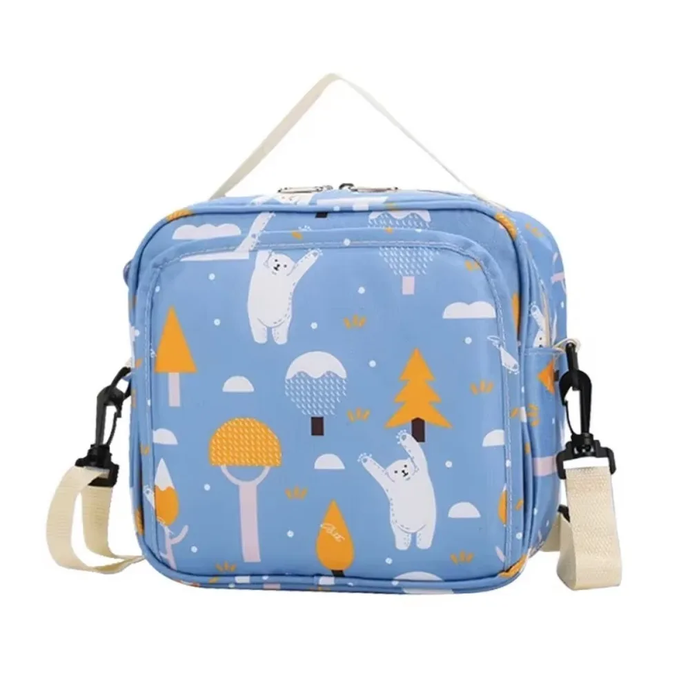 

Fashion Prints Baby Diaper Bags Portable with Double Mother Handbag Mommy Bag Newborn Baby