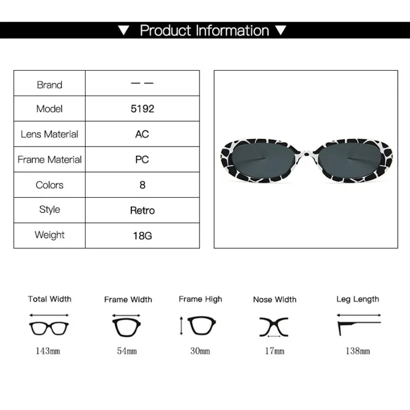 Vintage Oval Sunglasses Women Luxury Brand Designer Small Sun Glasses Retro Black Red Glasses ladies Goggle UV400 Eyewear view 6