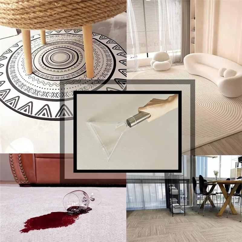 ABRG-فرشاة مكنسة كهربائية رئيس رأس دوار فوهة الأرضية أداة التنظيف المنزلية كما هو موضح فوهات تنظيف السجاد الشفافة Adap