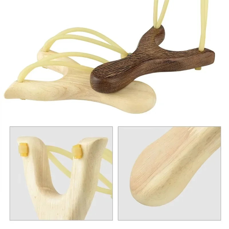 Solid Wood Rubber Band Toy