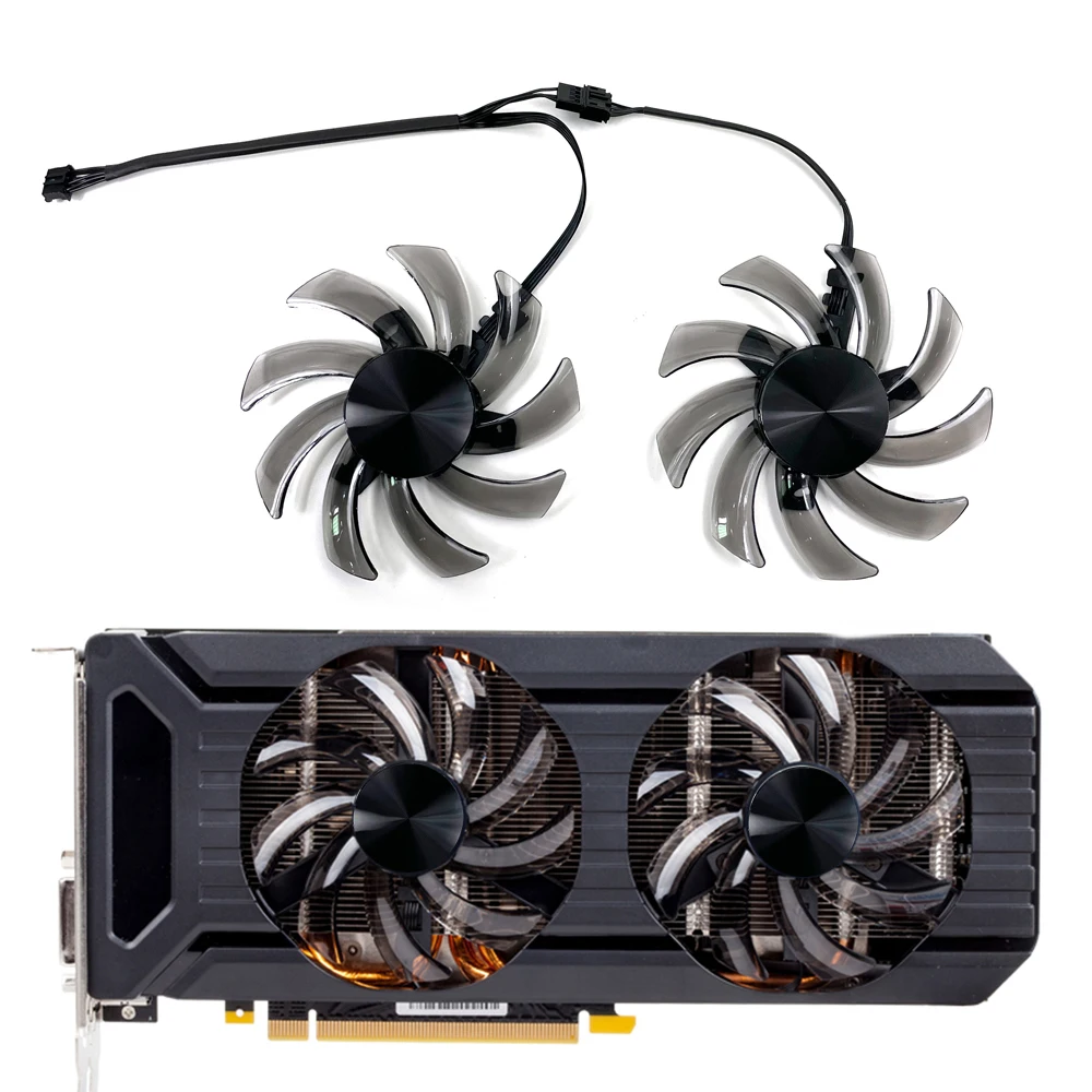 

2pcs/ lot 85mm FDC10U12S9-C 4Pin Cooler Fan Replace For Palit GeForce GTX 1070 Ti 1070 1060 1080 GTX1060 Dual Graphics Card