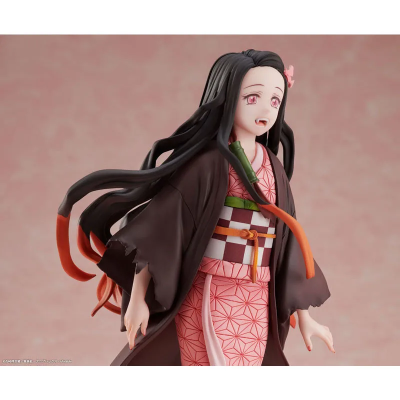 Oryginalna oryginalna figurka Anime Aniplex+ Demon Slayer Kamado Nezuko nadchodząca na słońce Model kolekcjonerski Statuetka Ozdoba