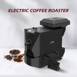 Tostador comercial de granos de café ITOP CBR-1 con 3 curvas para hornear personalizadas y secadora de granos, tostadora de café de 110V/220V