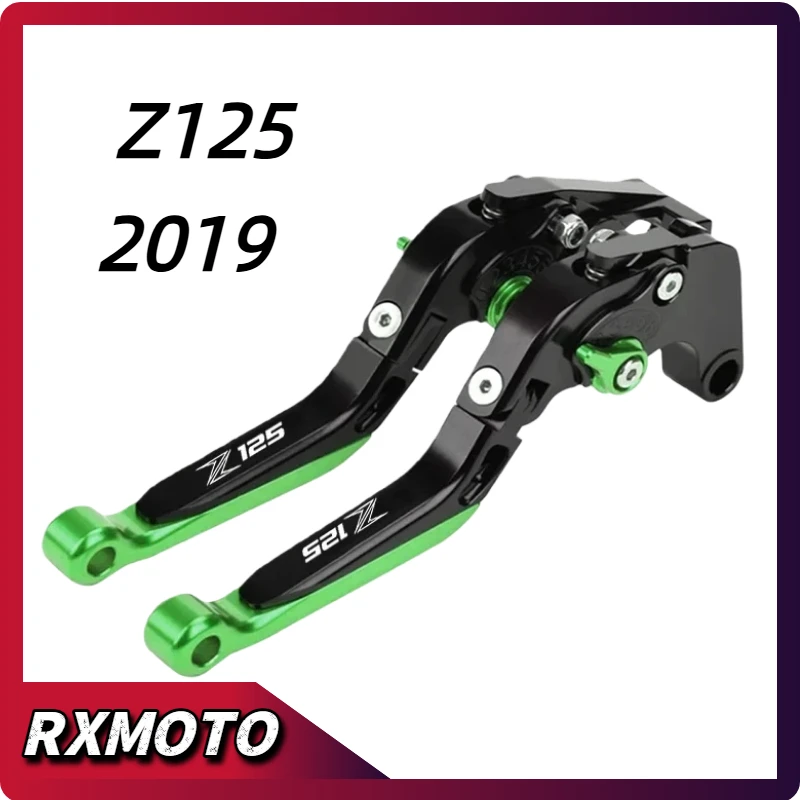 For kawasaki Z125 Z 125 2019 Motorcycle Adjustable Brake Clutch Levers Handlebar grip