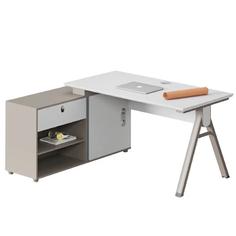 4 Person Office Desk with Privacy Screens Workstation Modular Finance Cubicle Partitioned Employee Desk Cluster