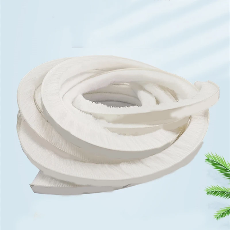 

A08M-5M Brush Strip Self-Adhesive Windproof Door And Window Sealing Strip Leak-Proof Brush Windproof Sealing Strip