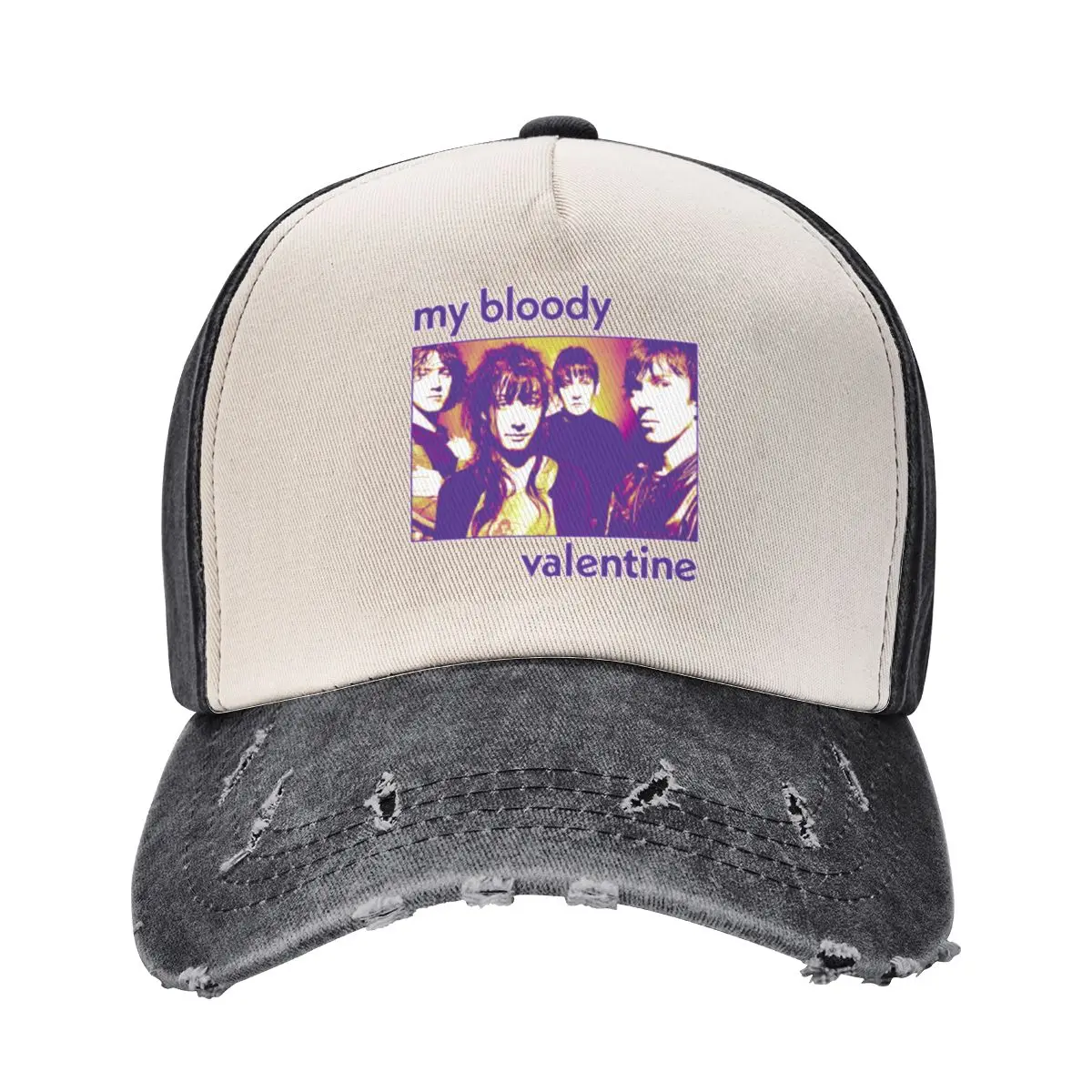 My Bloody Valentine Shoegaze Band Baseball Cap Hat Man For The Sun Ball Cap Elegant Women's Hats Men's