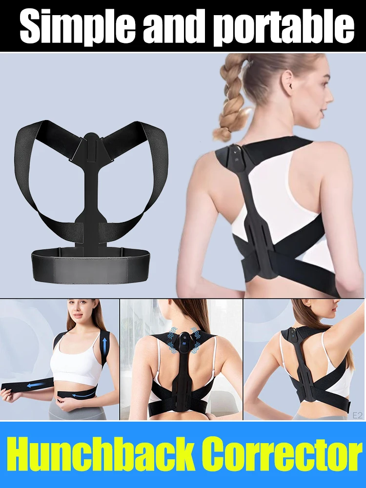 

Invisible Under-Clothing Posture Corrector Brace for Men Women - Straightens Upper Back